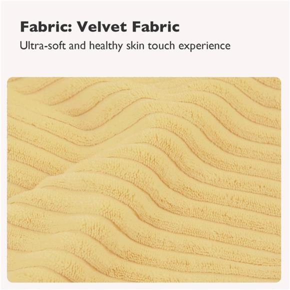 4Pcs Throw Pillow Covers 18x18Corduroy Cushion Case Decorative Square Pillowcase - Picture 2 of 7